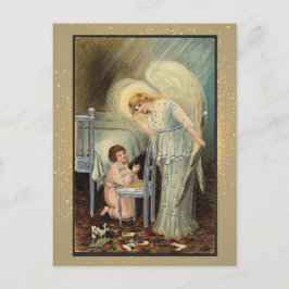 ヴィンテージ宗教的クリスマスカード ポストカード