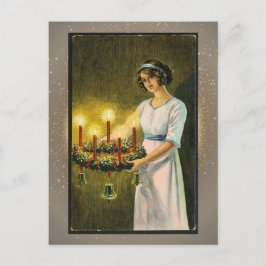 ヴィンテージ宗教的クリスマスカード ポストカード