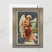 ヴィンテージ宗教的クリスマスカード ポストカード (正面/裏面)