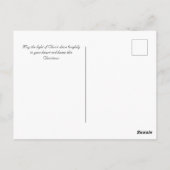 ヴィンテージ宗教的クリスマスカード ポストカード (裏面)