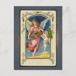 ヴィンテージ宗教的クリスマスカード ポストカード