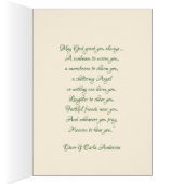 ヴィンテージ宗教的セントパトリック・シャムロック祈りの言葉 (内側 (右))