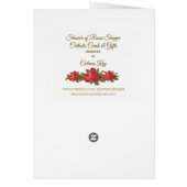 ヴィンテージ宗教的セントリタオブカシア祈りの言葉 (裏面)