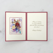 ヴィンテージ宗教的ヴァージンメアリーバラフレンド カード (内部)