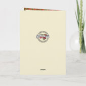 ヴィンテージ宗教的ヴァージンメリーイエス聖なる書物、 経典 シーズンカード (裏面)