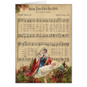 ヴィンテージ宗教的ヴァージンメリーイエズス音楽 (正面)