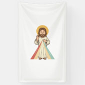 ヴィンテージ宗教的祝福ベクターTシャツデザイン_1 横断幕 (縦)