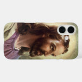 ヴィンテージ宗教的、ハローとイエスキリストポートレート Case-Mate iPhoneケース (裏面 (横))