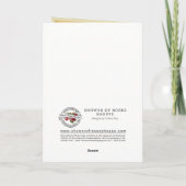 ヴィンテージ宗教聖テレースバレンタイン祈りの言葉 シーズンカード (裏面)