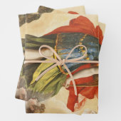 ヴィンテージ宗教聖ミカエルはルシファーを倒す ラッピングペーパーシート (インサイチュ)