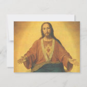 ヴィンテージ宗教、イエスキリストの聖なるハート (正面)