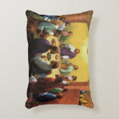 ヴィンテージ宗教、イエス・キリストとの最後の晩餐 アクセントクッション (正面(垂直))