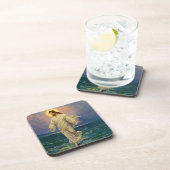 ヴィンテージ宗教、イエス・キリストは水の歩くである コースター (右側)