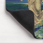 ヴィンテージ宗教、イエス・キリストは水の歩くである マウスパッド (コーナー)