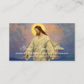 ヴィンテージ宗教、イエス・キリストは水の歩くである 名刺 (正面)
