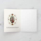 ヴィンテージ宗教 イエス 良き羊飼い 聖句 サンキューカード (内部)