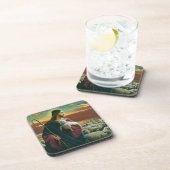 ヴィンテージ宗教、キリストの羊の群れ コースター (右側)