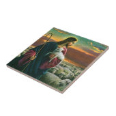 ヴィンテージ宗教、キリストの羊の群れ タイル (側面)