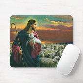 ヴィンテージ宗教、キリストの羊の群れ マウスパッド (マウス)