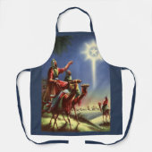 ヴィンテージ宗教、ベツレヘムの星を持つ賢者 エプロン (正面)