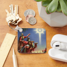 ヴィンテージ宗教、ベツレヘムの星を持つ賢者 キーホルダー