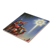 ヴィンテージ宗教、ベツレヘムの星を持つ賢者 タイル (側面)