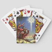 ヴィンテージ宗教、ベツレヘムの星を持つ賢者 トランプ (裏面)