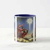 ヴィンテージ宗教、ベツレヘムの星を持つ賢者 マグカップ (中央)