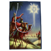 ヴィンテージ宗教、ベツレヘムの星を持つ賢者 ミディアムペーパーバッグ (正面)