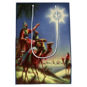 ヴィンテージ宗教、ベツレヘムの星を持つ賢者 ミディアムペーパーバッグ (裏面)