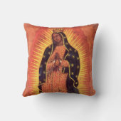 ヴィンテージ宗教 ヴァージン・メアリー グアダルペの聖母 クッション (裏面)