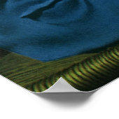 ヴィンテージ宗教、感謝祭の少年ことわざの恵み ポスター (角)