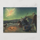 ヴィンテージ宗教、生神女福音、羊飼いへ ポストカード (正面)