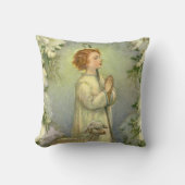 ヴィンテージ宗教、羊飼いとしてのキリスト クッション (正面)