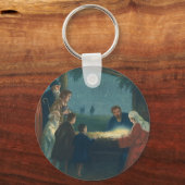ヴィンテージ宗教、羊飼いの崇拝 キーホルダー (正面)