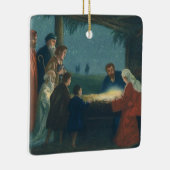 ヴィンテージ宗教、羊飼いの崇拝 セラミックオーナメント (右)