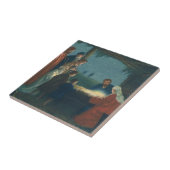 ヴィンテージ宗教、羊飼いの崇拝 タイル (側面)