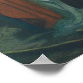 ヴィンテージ宗教、羊飼いの崇拝 ポスター (角)