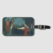 ヴィンテージ宗教、羊飼いの崇拝 ラゲッジタグ (正面横)