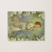 ヴィンテージ宗教、良い羊飼いキリスト ジグソーパズル (横)