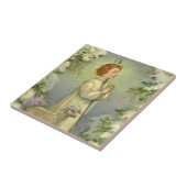 ヴィンテージ宗教、良い羊飼いキリスト タイル (側面)