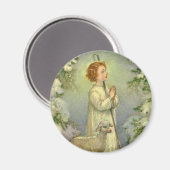 ヴィンテージ宗教、良い羊飼いキリスト マグネット (正面/裏面)