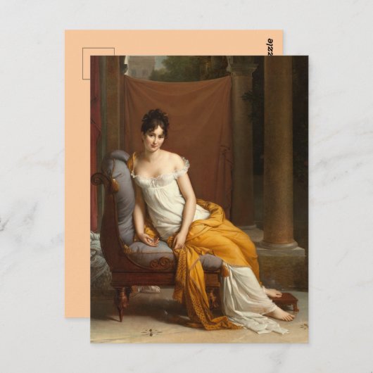 ヴィンテージ官能性エドワーディアングレシアンガールレプリカ ポストカード (正面/裏面)