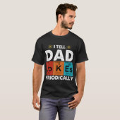 ヴィンテージ定期的にパパのジョークを言う Tシャツ (正面フル)