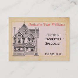 ヴィンテージ実在ハウス改築名刺 名刺