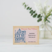 ヴィンテージ実在ハウス改築名刺 名刺 (スタンド正面)