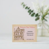 ヴィンテージ実在ハウス改築名刺 名刺 (スタンド正面)