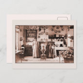 ヴィンテージ実在ワッフルとパンケーキハウス ポストカード (正面/裏面)