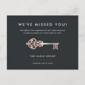 ヴィンテージ実在鍵事業の再開 ポストカード (正面)