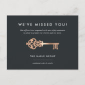 ヴィンテージ実在鍵事業の再開 ポストカード (正面)